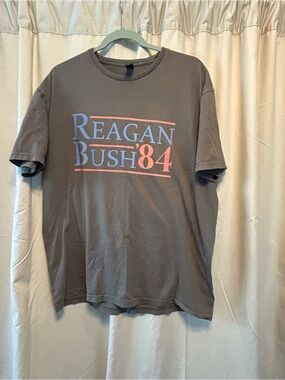 Reagan Bush '84 Graphic Tee - Charcoal